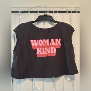 Woman Kind Bro Tank Cropped